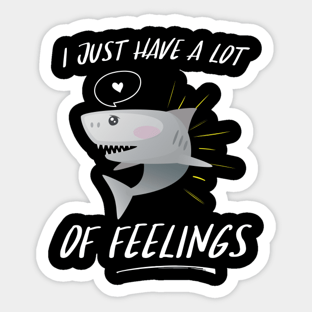 I Just Have A Lot Of Feelings Sticker by Eugenex
